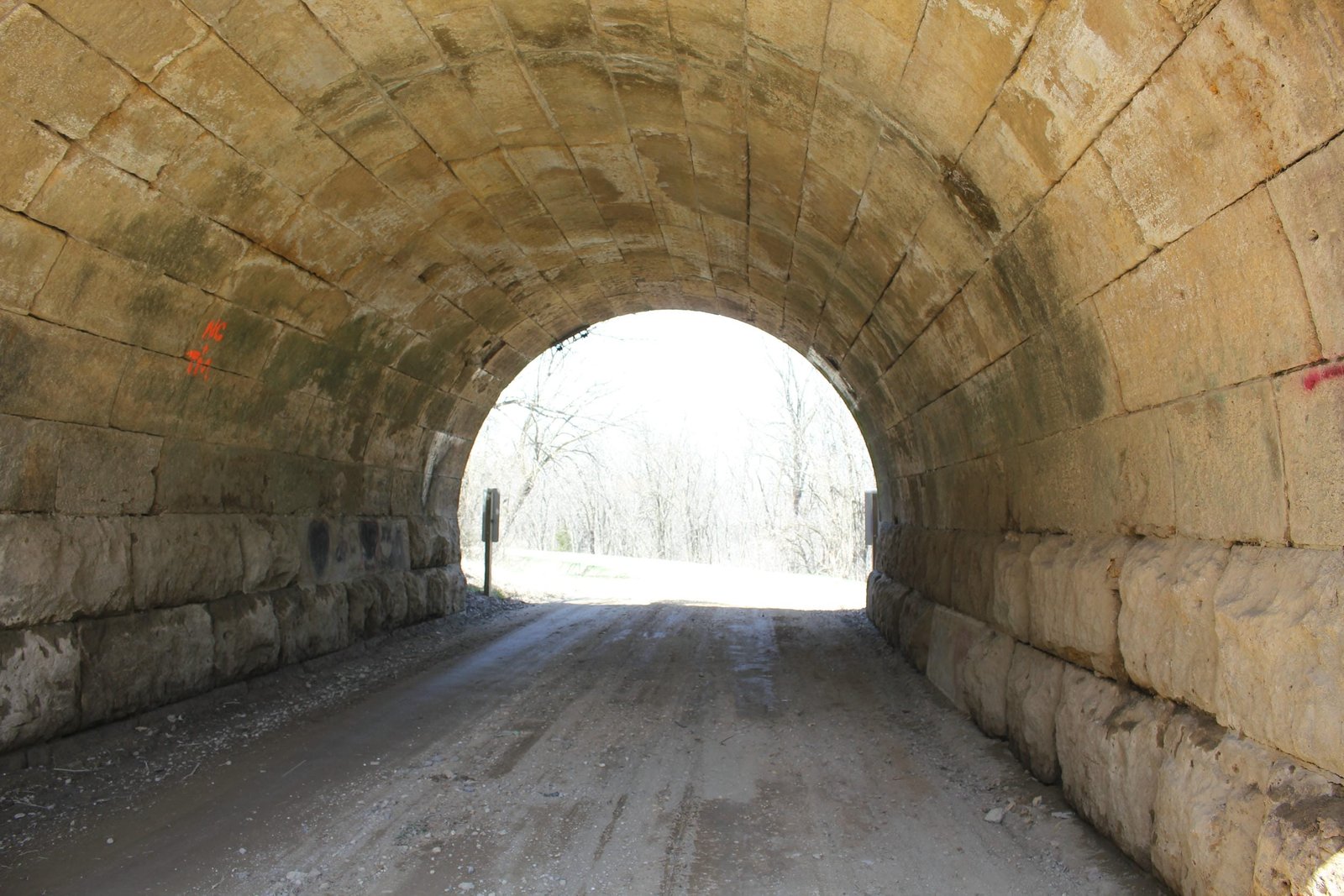 Inside arch